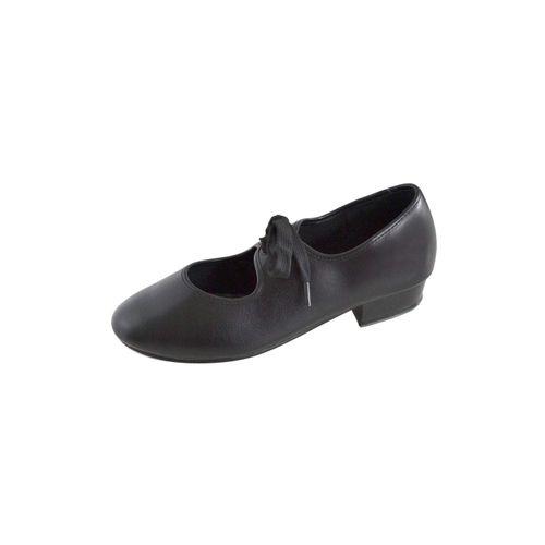 Roch Valley Low Heel PU Tap Shoes 2 Black
