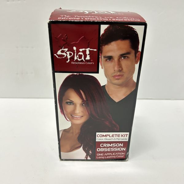 Splat Rebellious Colors Semi-Permanent Hair Dye Crimson Obsession Complete Kit