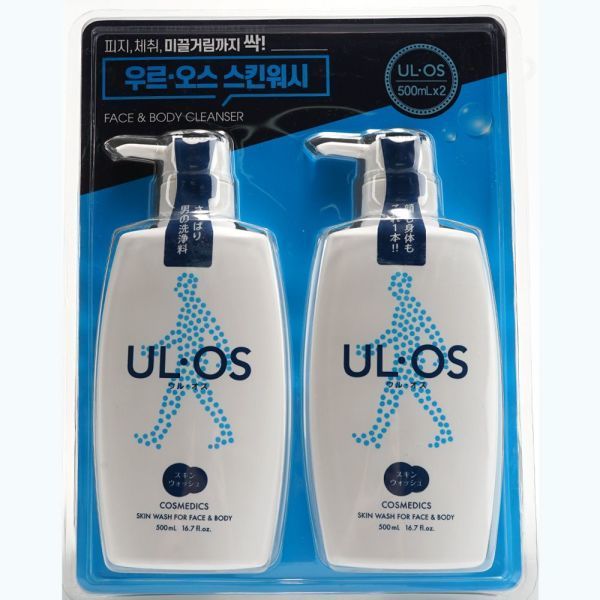 Owner Clan Uruos Non-slip face and body wash, 500ml, pack of 2