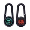 Azeeda 'Welsh Red Dragon' Compass Keyring (KC00033138)