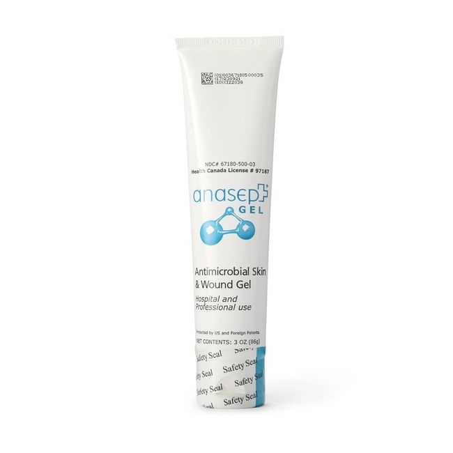 Antimicrobial Hydrogel Anasept Antimicrobial Skin and Wound Gel 3 oz. 1Ea #5003G