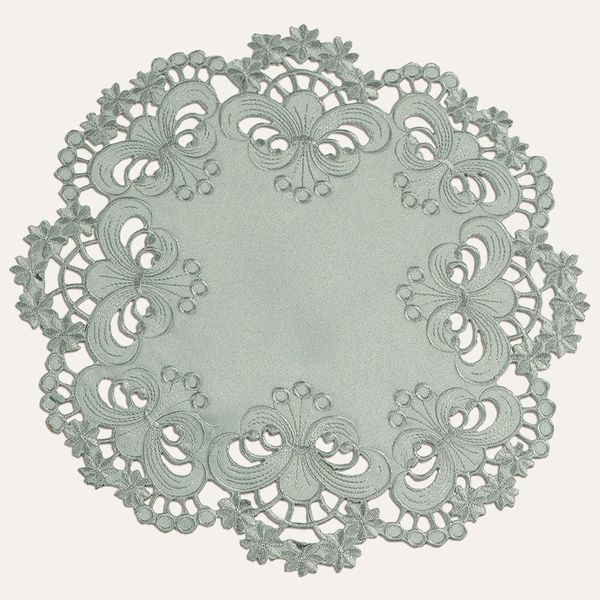 Gray Table Doilies - Creola Collection - Doilies - Set of 4