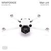 WRAPGRADE for DJI Mini 3 Pro Body Skin Sticker (Racing White)