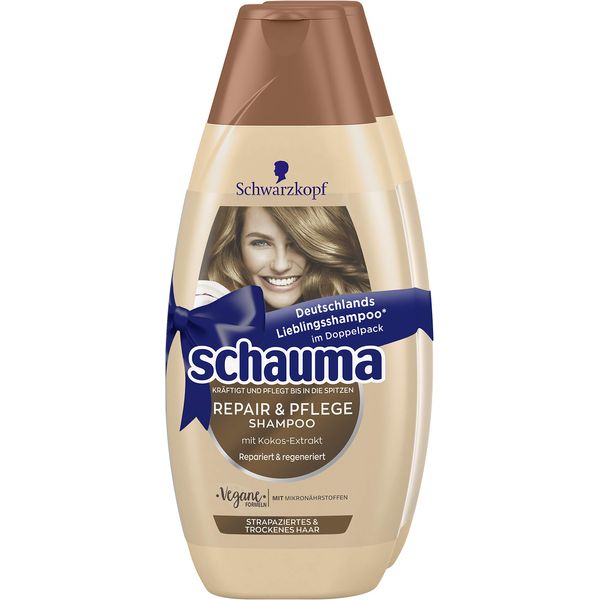 Schauma Shampoo Repair & Care Pack of 2 800 g