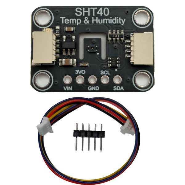 1PCS SHT40 Temperature Humidity Sensor Module, I2C, ±0.2℃ Precision, Temp/RH, Breakout Board for Arduino ESP32