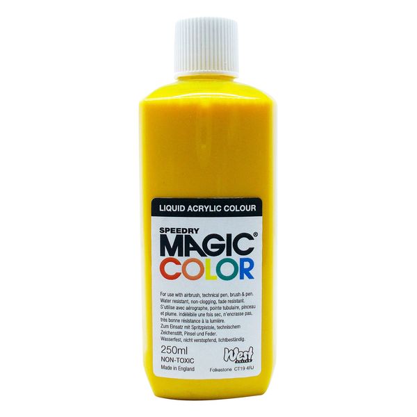 Magic Color 250ml Process Yellow, Acrylic, 5 x 5 x 14 cm