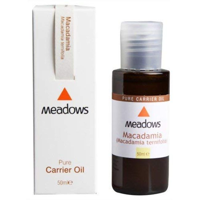 MEADOWS Carrier Oil, Macadamia Nut Oil (Organic), 1.7 fl oz (50 ml)