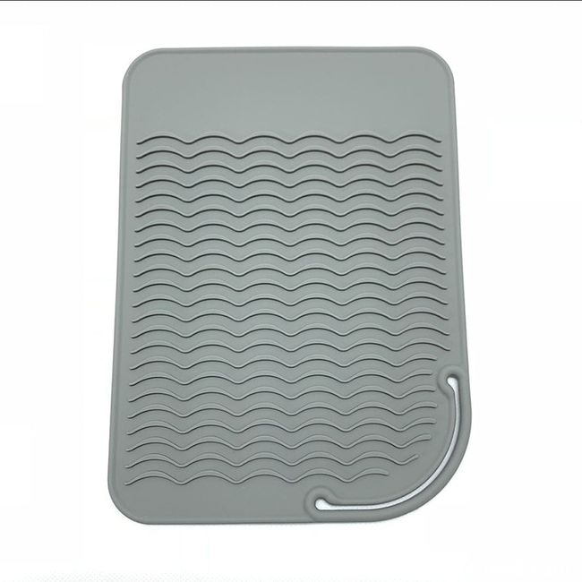 1pc Multi-function Non-slip Flat Silicone Heat Resistant Mat for