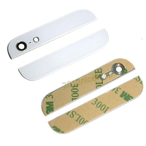Back Rear Top/Bottom Glass Cover Case Protector with Camera Flash Lens for IPhone-(5)