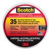 Scotch Vinyl Electrical Tape, Red, 3/4"x66ft, 10Pack, Insulating, Flame Resistan