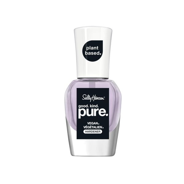 Sally Hansen Good. Kind. Pure. Vegan Nail Polish, Hardener, Plant Based, 0.33 Oz , Nail Hardener, Nail Growth Serum, Nail Strengthener, Top Coat and Hardener, Healthy Nails, Packaging May Vary