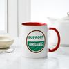 CafePress Support Organic Mug 11 oz (325 ml) Ceramic Coffee Mug