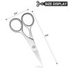 Small Scissors, Eyebrow Scissors, Nose Hair Scissors, Professional Grooming Scissors for Hair, Eyelashes, Nose, Eyebrow Trimming, Mustache. -AsonTao