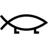 CafePress Evolution Fish Oval Car Bumper Sticker