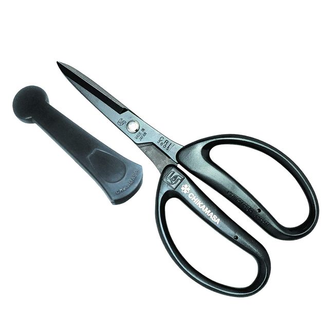 CHIKAMASA CRI-360SFBK Gardening Scissors, Arrangement Shears, Can Cut Up to 18 Wire Wire AH000360-020