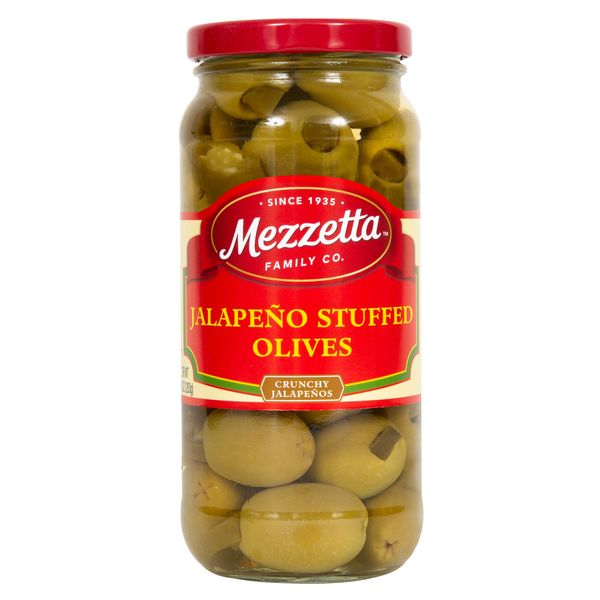 Mezzetta Stuffed Olives, Jalapeno, 10 Ounce