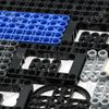 TEESE 282pcs Technic Beam Frame Brick Set Rotor Helicopter Minifigure Brick Separator, Compatible with Lego Technic Parts, Bulk Blocks for MOC Technic Projects (Random Color)