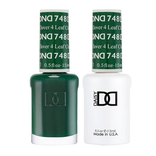 DND Nail Polish Gel & Matching Lacquer Set 748 4 Lear Clover