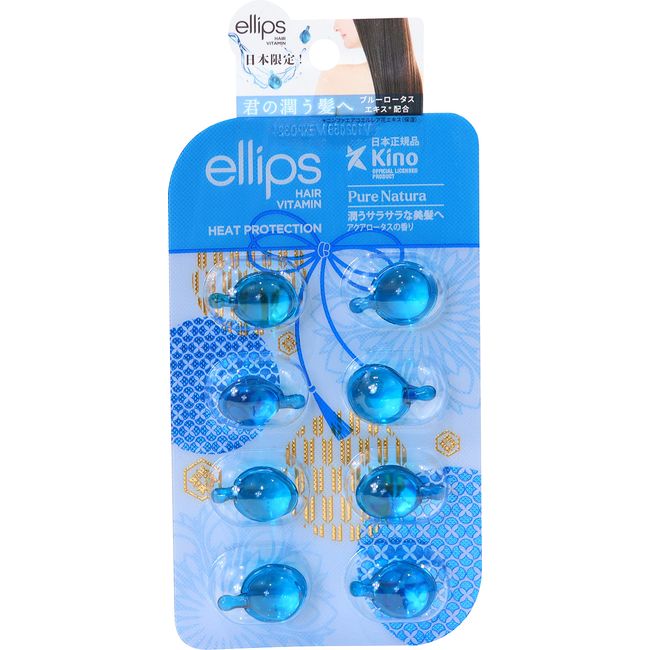 ellips Pure Natura Hair Oil, Sheet Type, 8 Tablets