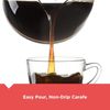 12-Cup Coffee Maker - Easy On/Off, Non-Drip Carafe, Removable Filter, Black