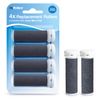 4 x Super Coarse Micro Mineral Replacement Rollers Compatible with Emjoi Micro Pedi
