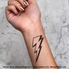 4 x 'Lightning Bolt' Temporary Tattoos (TO00042217)