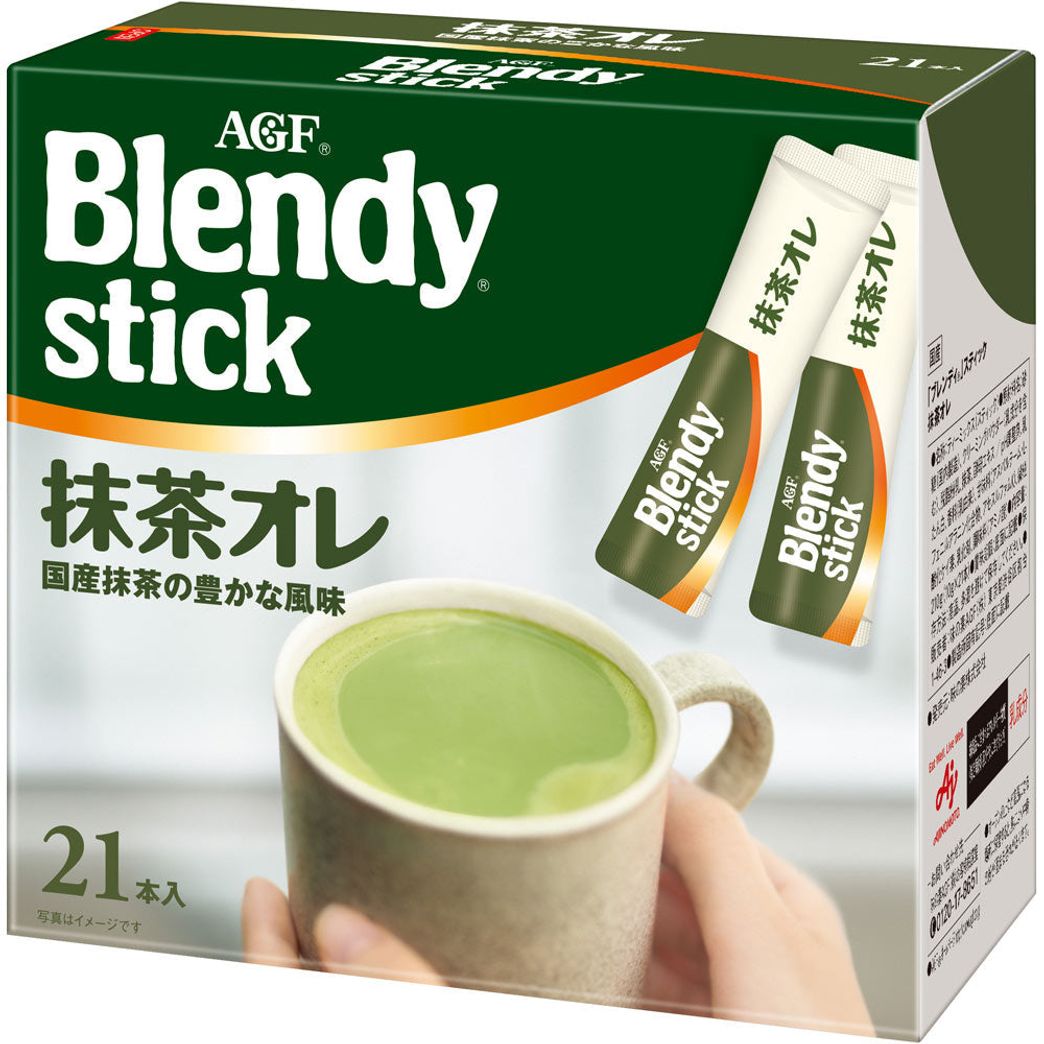 AGF Blendy Stick Matcha au Lait (Matcha Green Tea Latte) 21 Sticks