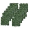 12PCS Artificial Grass Privacy Hedge Screen Garden Home Backdrop Decor Green Wal