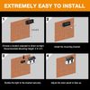 EverBrite 128 LED Solar Outdoor Lights 7000K Solar Motion Sensor IP65 Wall Light