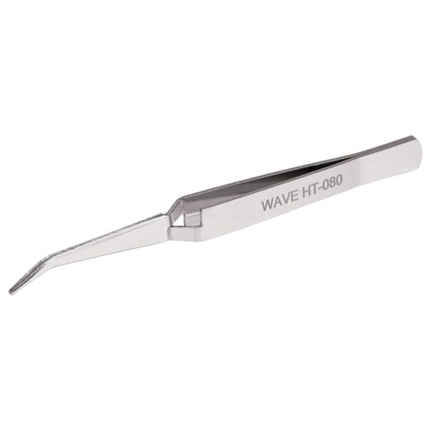 Wave Hobby Tool Series HT-080 Reverse Acting Tweezers, Crane Neck Type, Tool for Plastic Models