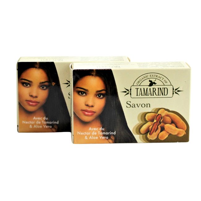 Organic Essence Tamarind Brightening Soap with Tamarind & Aloe Vera 2 pack