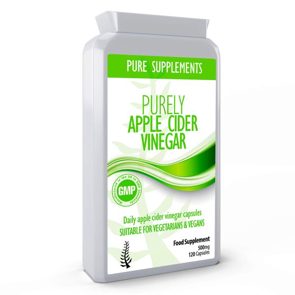 Apple Cider Vinegar Supplement Capsules | Premium Quality ACV | UK Manufactured | Not Tablets