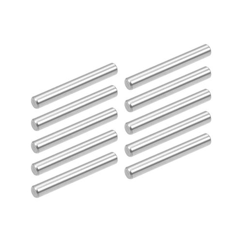 uxcell Dowel Pins 304 Stainless Steel Pegs Support Shelf Silver Tone 4mm x 30mm 10pcs
