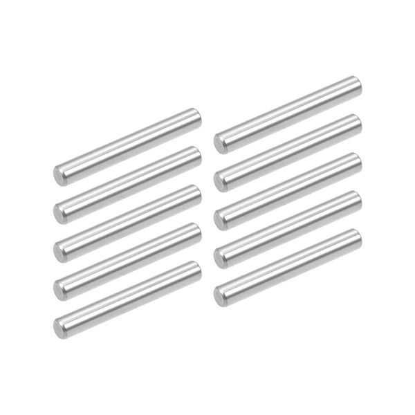 uxcell Dowel Pins 304 Stainless Steel Pegs Support Shelf Silver Tone 4mm x 30mm 10pcs