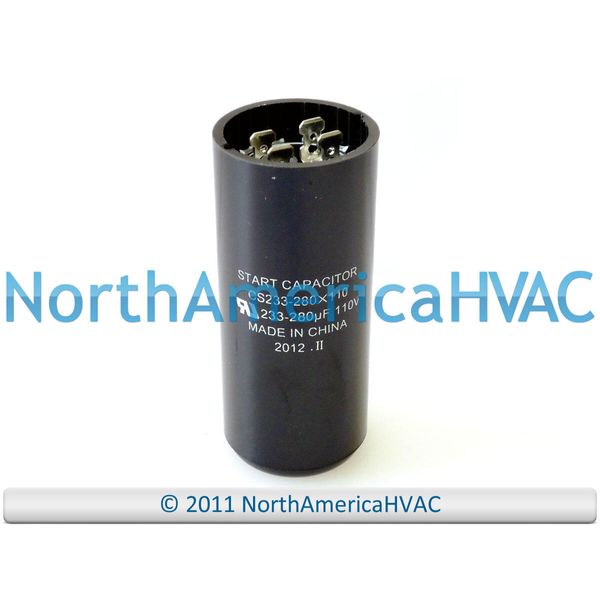 Motor Start Capacitor 233-280 MFD 110 125 VAC Volt Replaces Supco CS233-280X110
