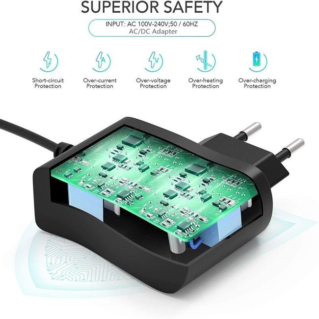 input 100-240v 50-60hz ac dc 9v