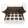 The Cake Decorating Co. Deluxe Corrugated Holds 12 Cupcake Box