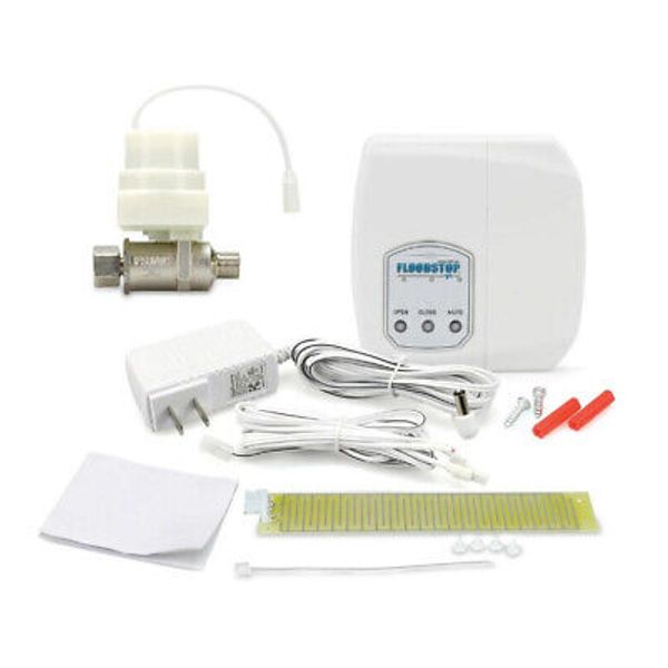 🔥 Floodstop Dishwasher/Toilet Leak Detector Kit with Automatic Water Shut-Off