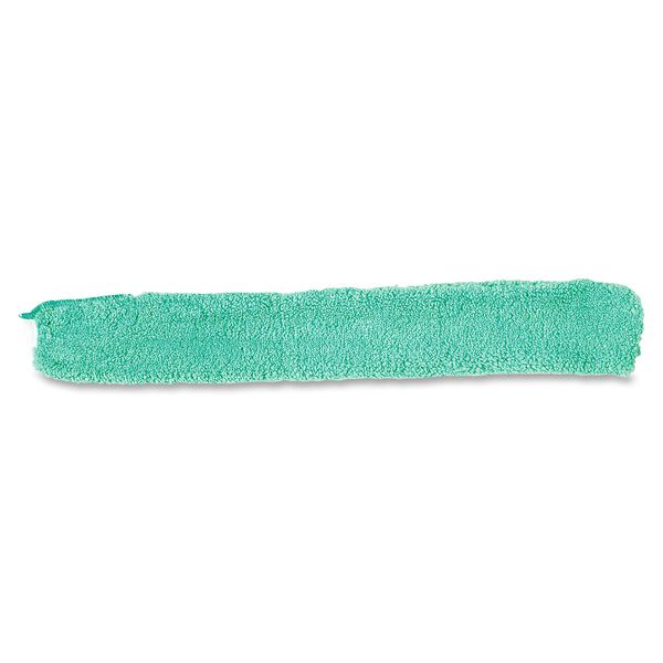 Rubbermaid Commercial HYGEN Microfiber Dusting Wand Replacement Sleeve, Green, FGQ85100GR00