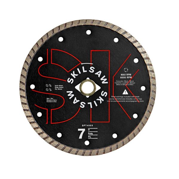 SKIL SPT4003 7" Turbo Diamond Saw Blade