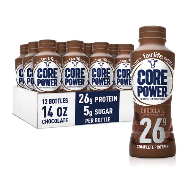 Fairlife Core Power 26G Protein Milk Shakes Chocolate 14 Fl Oz 12CT