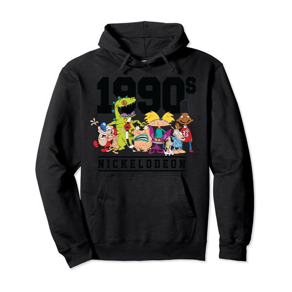 Nickelodeon 1990s Classic Cartoon Pullover Hoodie