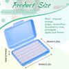 40 Pack Clear Braces Wax for Teeth Dental Wax for Braces Wearer Tooth Wax for Braces and Oral Appliances with Colorful Storage Case and Fruit Smell, Relieves Irritation and Pain