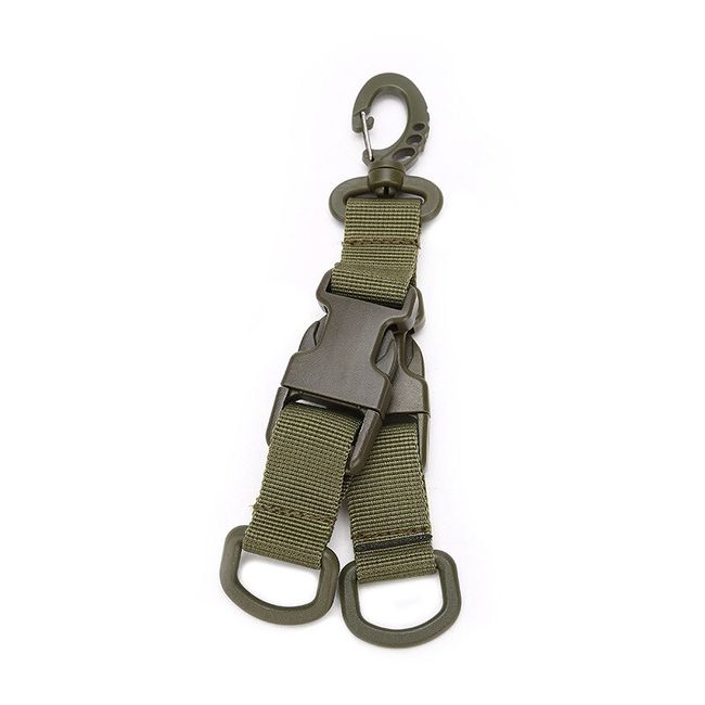 Tactical Molle Carabiners Key Chain Hooks Webbing Key Ring Holder Quick  Release
