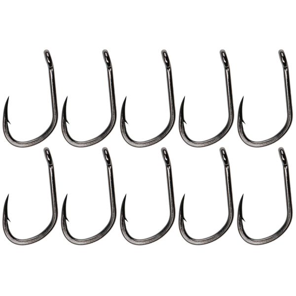 Fox Carp Hooks Wide Gape Beaked - 10 Karpfenhaken, Größe:2