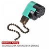 sourcing map Pull Chain Switch 3 Speed 4 Wire Replacement for Ceiling Fan Lamp Light Green Bronze