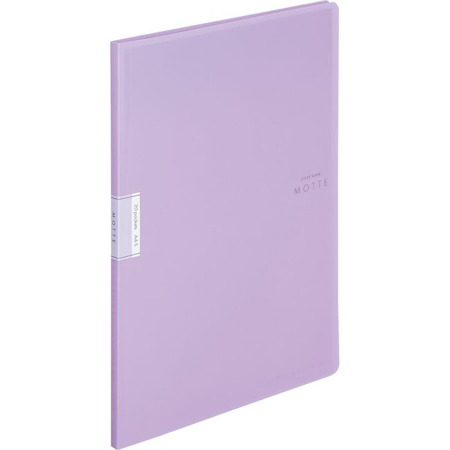 Kokuyo file clear. Book Motte A4 20 Sheets Pocket Purple Russet – lm20 V