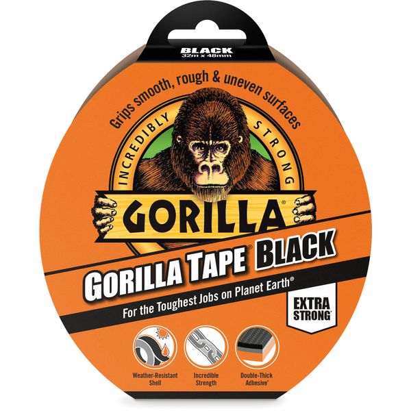 Gorilla Tape Black 32m