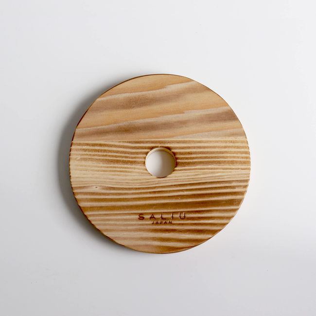 LOLO | Trivet Round Yaki Cedar S | Teak | Made in Japan | Wooden | Outdoor |