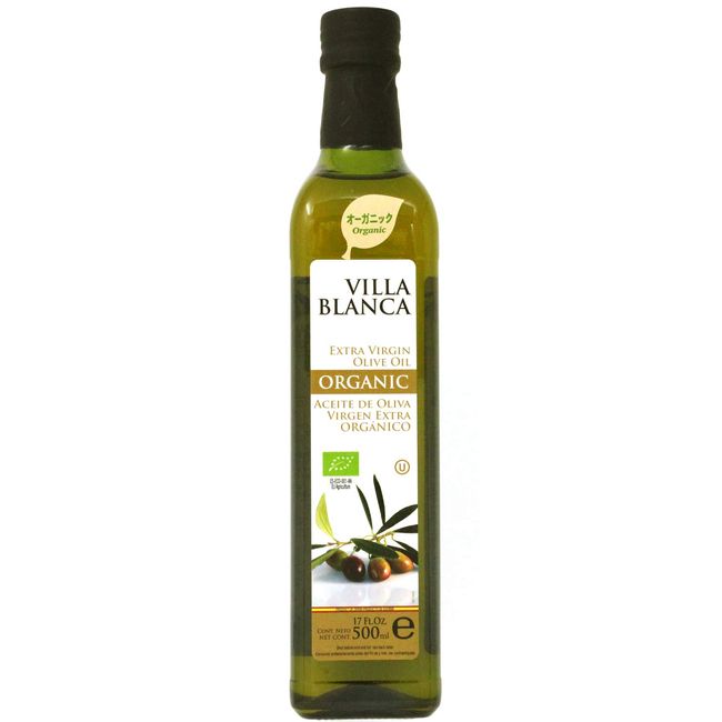 Villa Blanca Organic Extra Virgin Olive Oil 16.9 fl oz (500 ml)